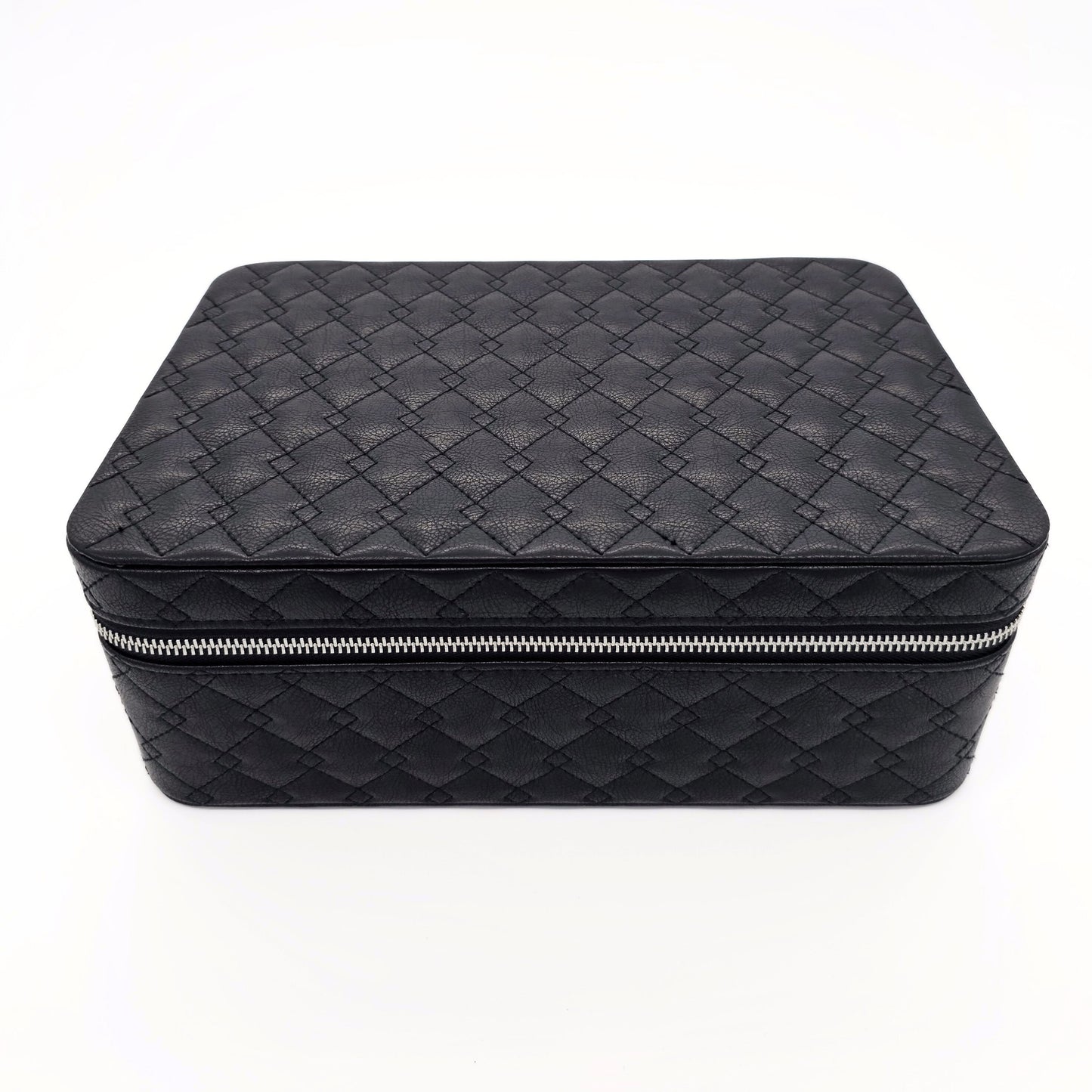 Black and orange watch/jewellery case